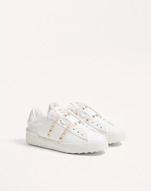 Valentino Sneaker Rockstud Untitled White Gold - View 2