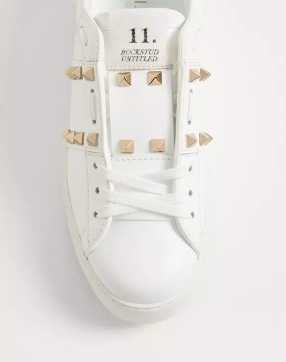 Valentino Sneaker Rockstud Untitled White Gold - View 5