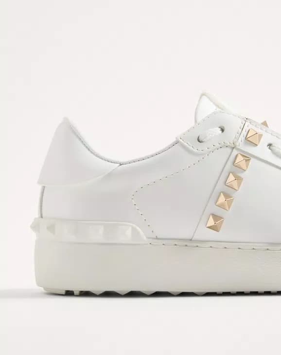 Valentino Sneaker Rockstud Untitled White Gold - View 6