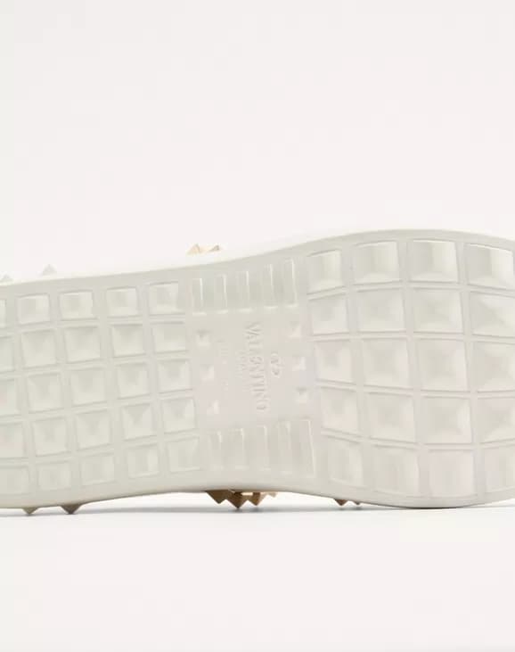 Valentino Sneaker Rockstud Untitled White Gold - View 7