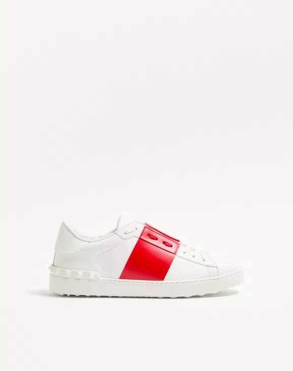 Valentino Sneaker Open White Red - View 1