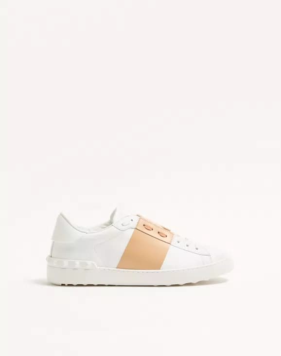 Valentino Sneaker Open White Beige - View 1