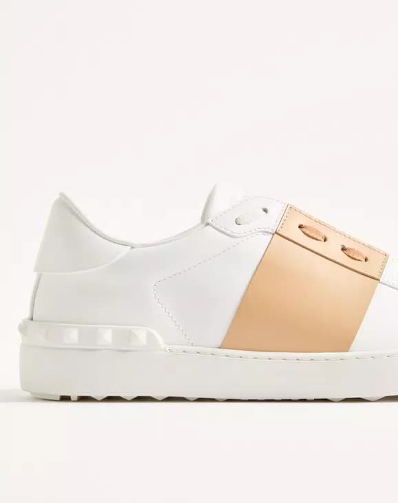 Valentino Sneaker Open White Beige - View 5