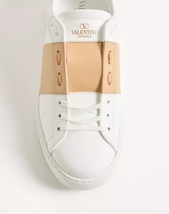 Valentino Sneaker Open White Beige - View 6
