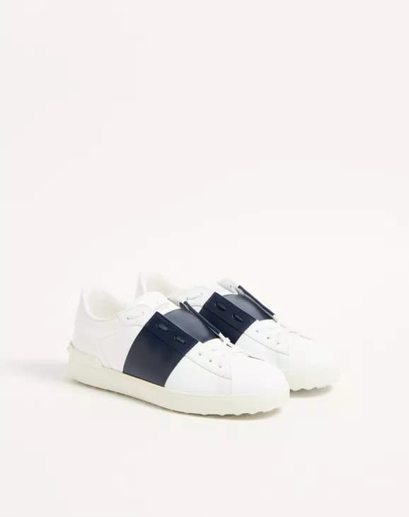 Valentino Sneaker Open White Night Blue - View 2