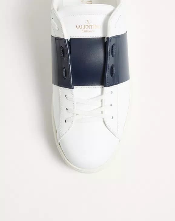 Valentino Sneaker Open White Night Blue - View 6