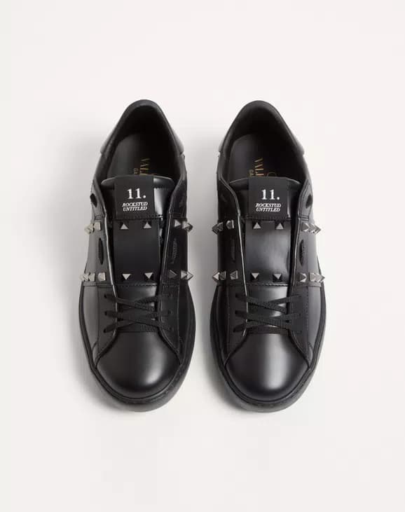Valentino Sneaker Rockstud Untitled Black - View 3