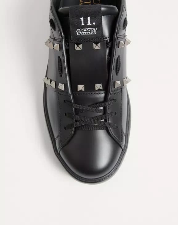 Valentino Sneaker Rockstud Untitled Black - View 6