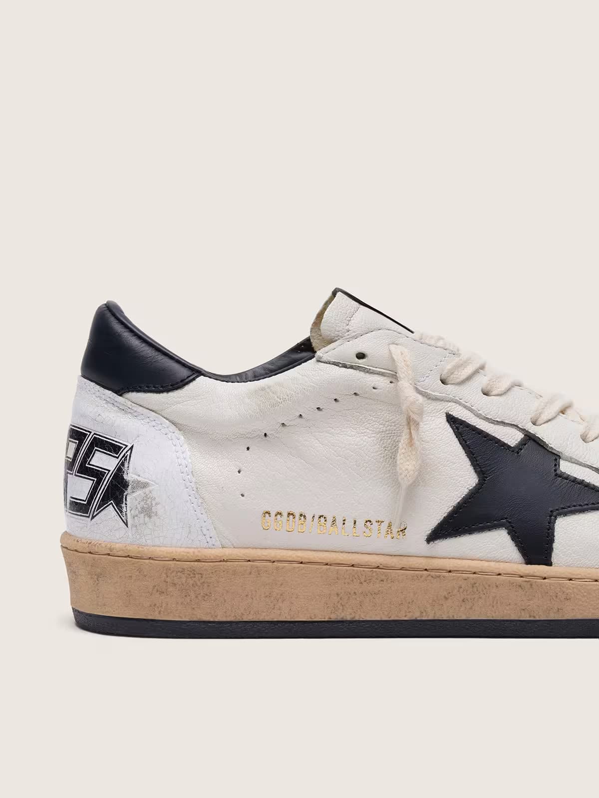 Golden Goose Ballstar White Black - View 3
