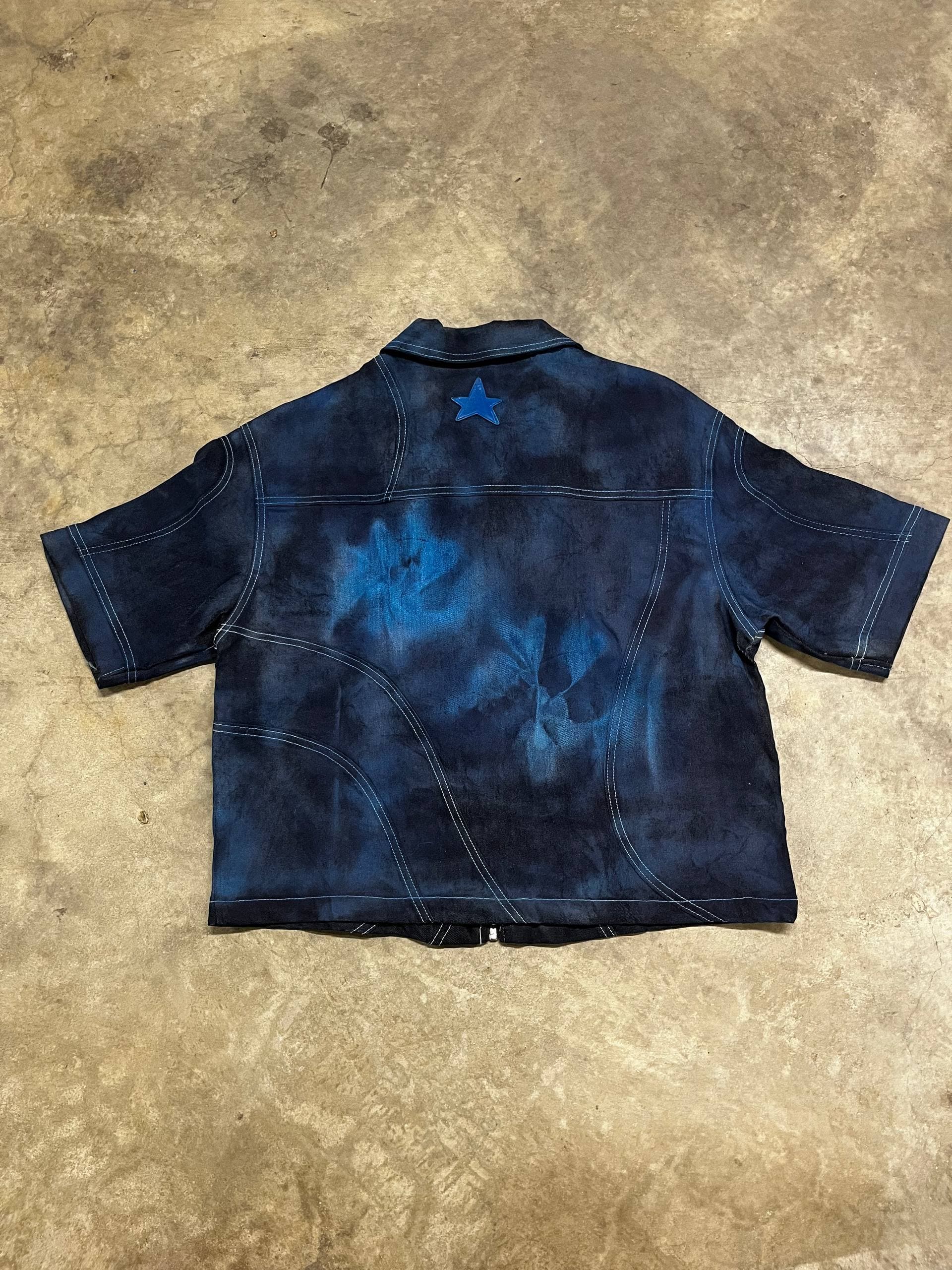 ARTEXPLORA DENIM JACKET BLACK BLU  - View 2
