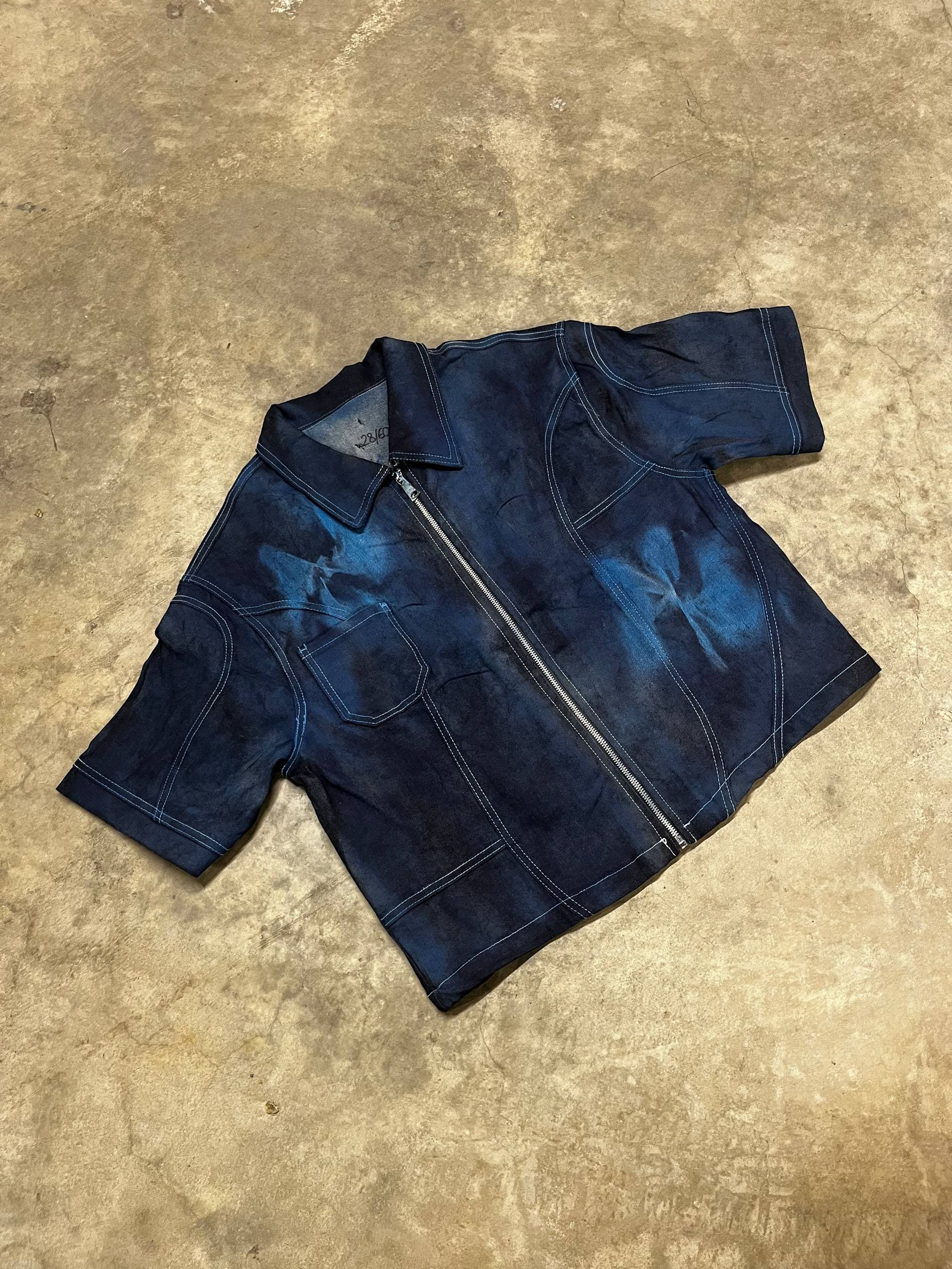 ARTEXPLORA DENIM JACKET BLACK BLU  - View 3