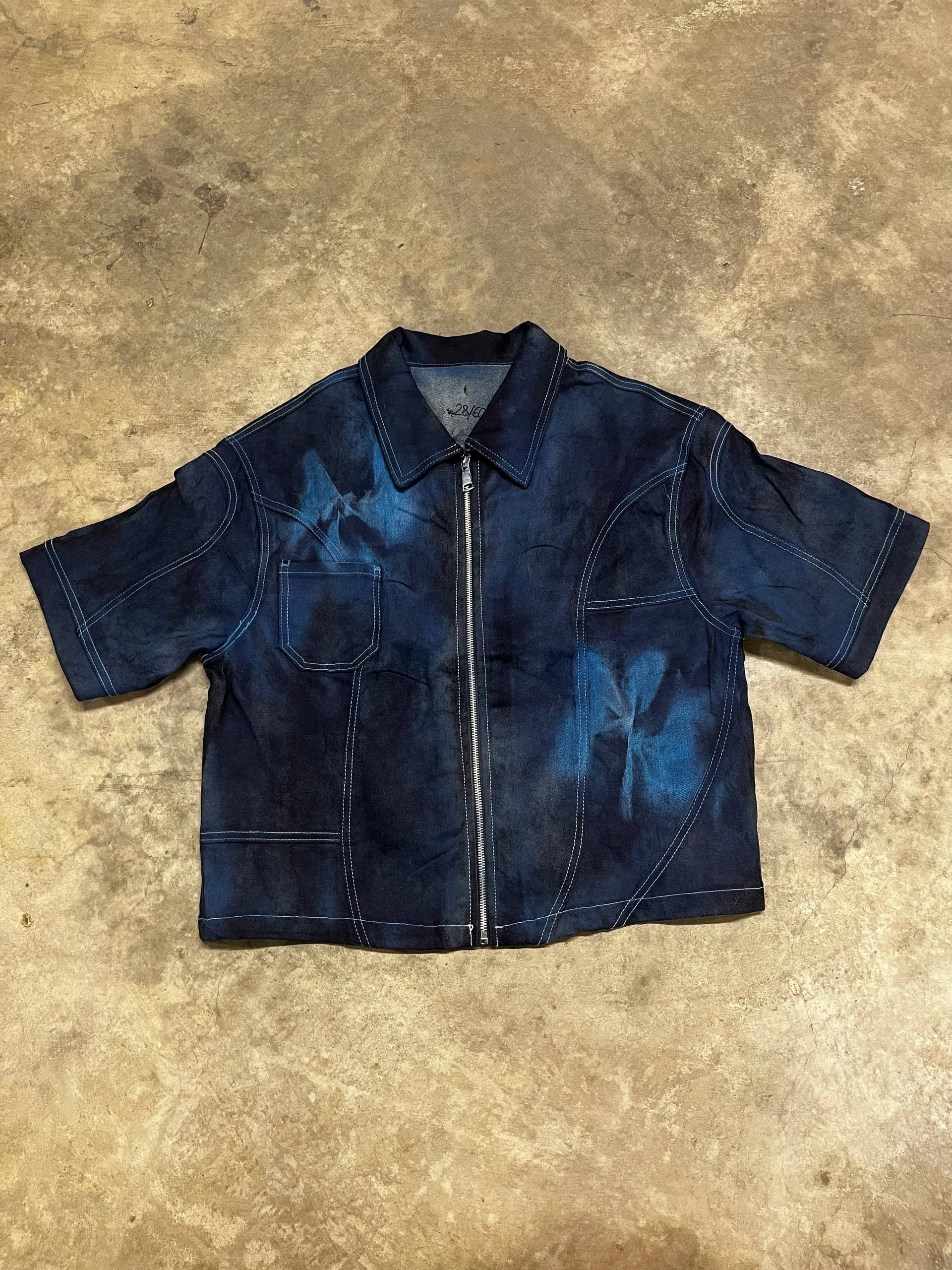 ARTEXPLORA DENIM JACKET BLACK BLU  - View 4