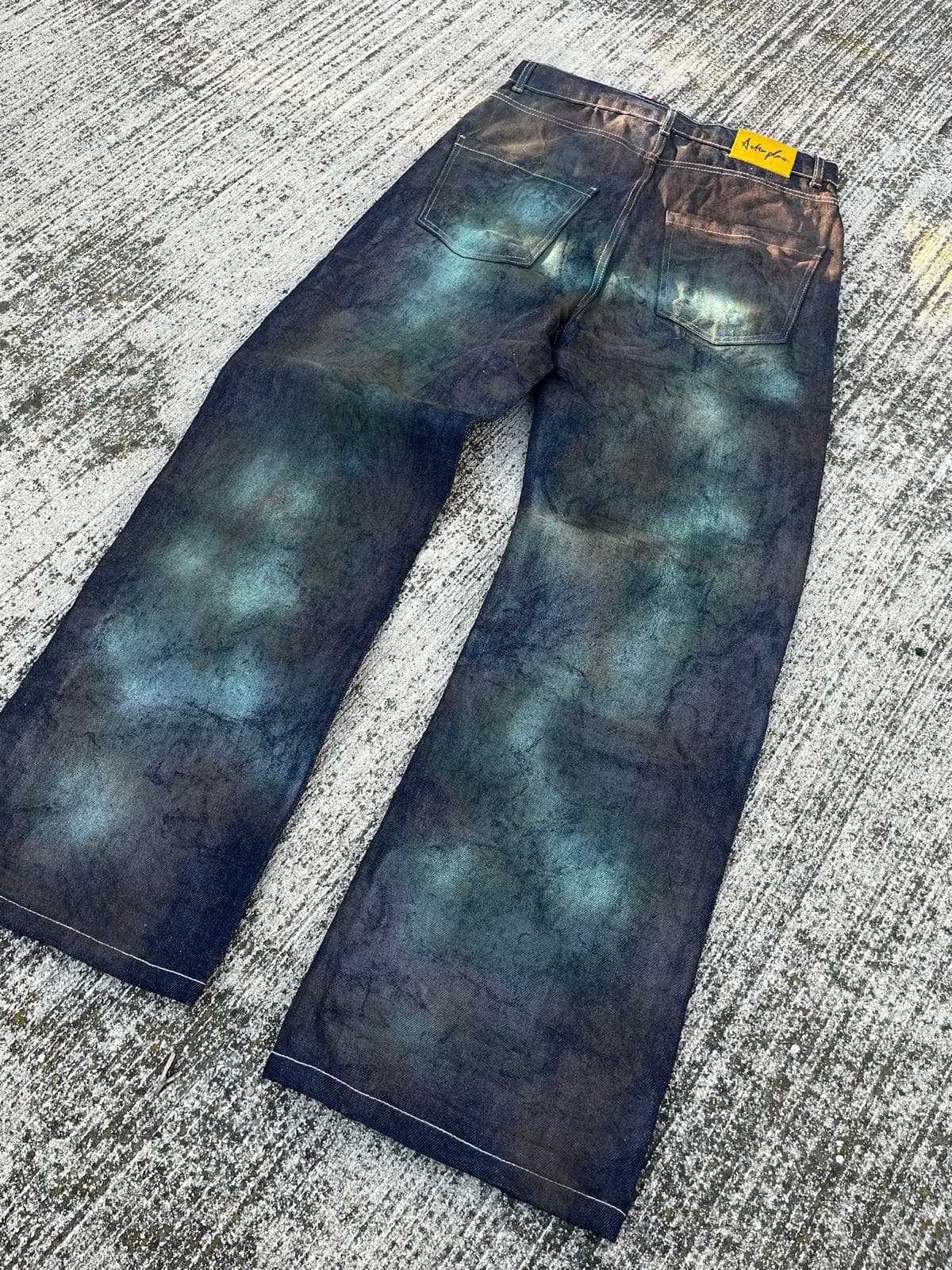 ARTEXPLORA JEANS BLUE STAINS - View 4
