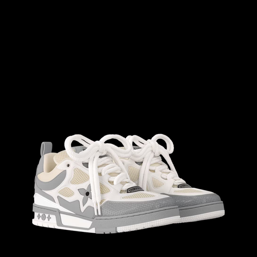 Louis Vuitton Skate White Grey - View 1
