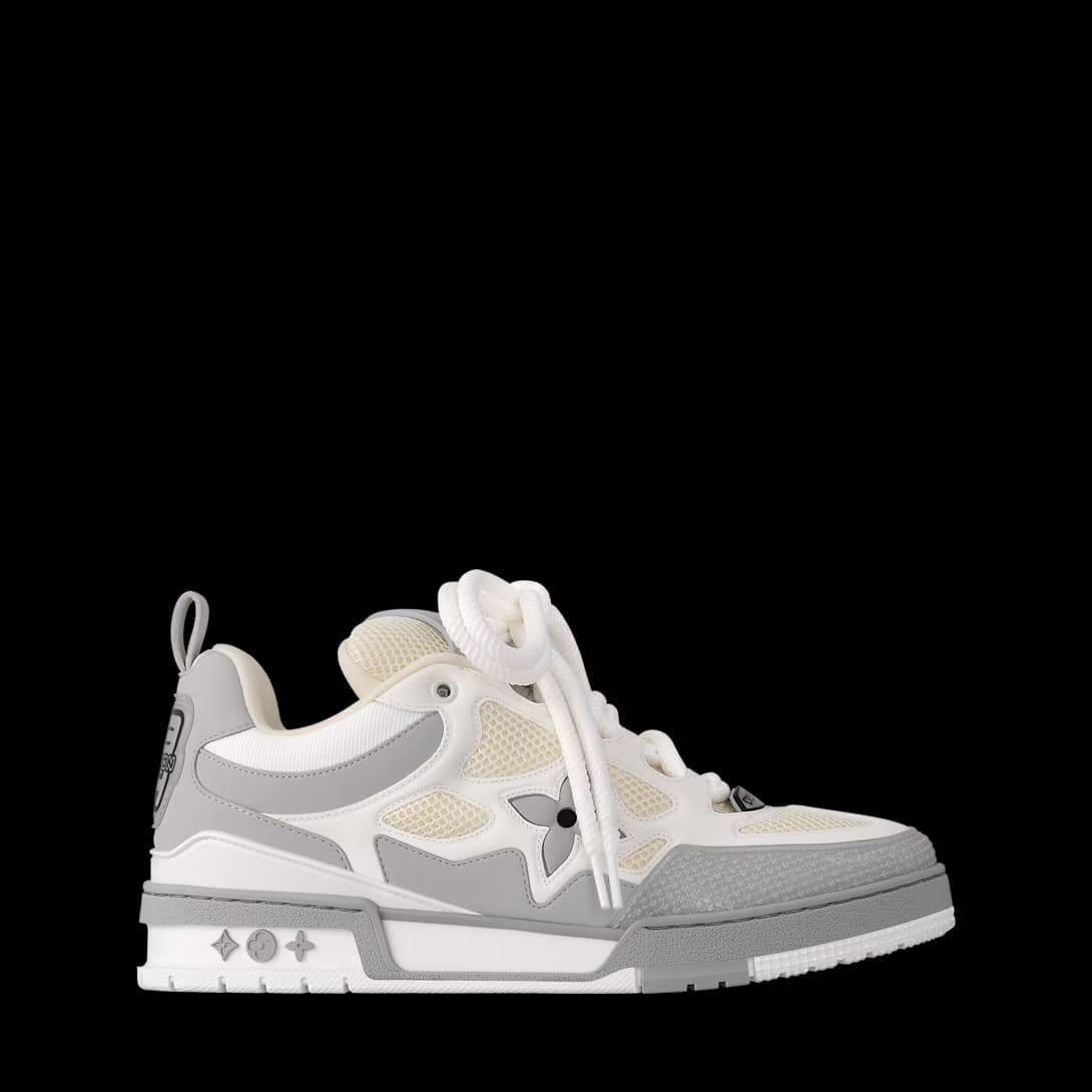 Louis Vuitton Skate White Grey - View 3