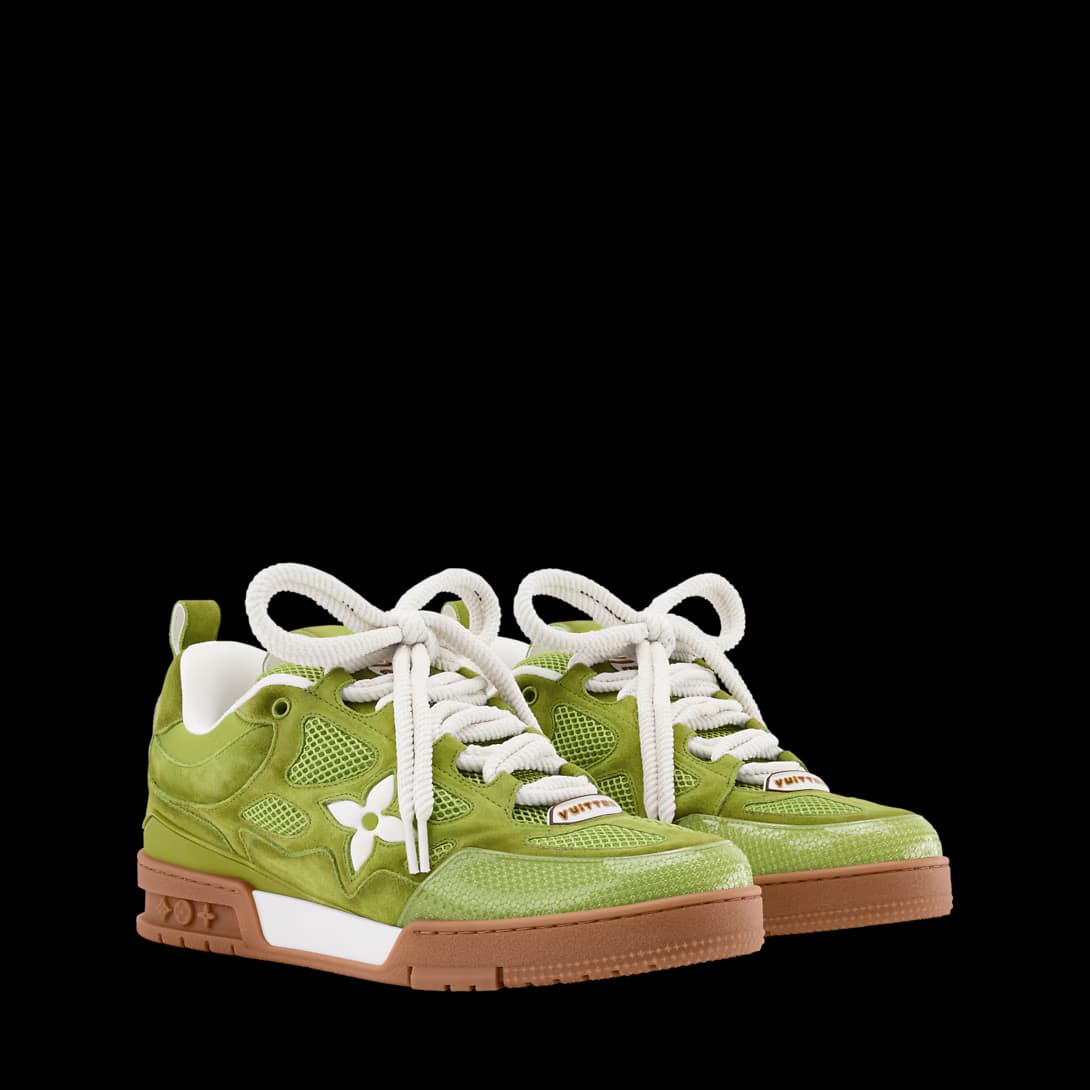 Louis Vuitton Skate Light Green White - View 1