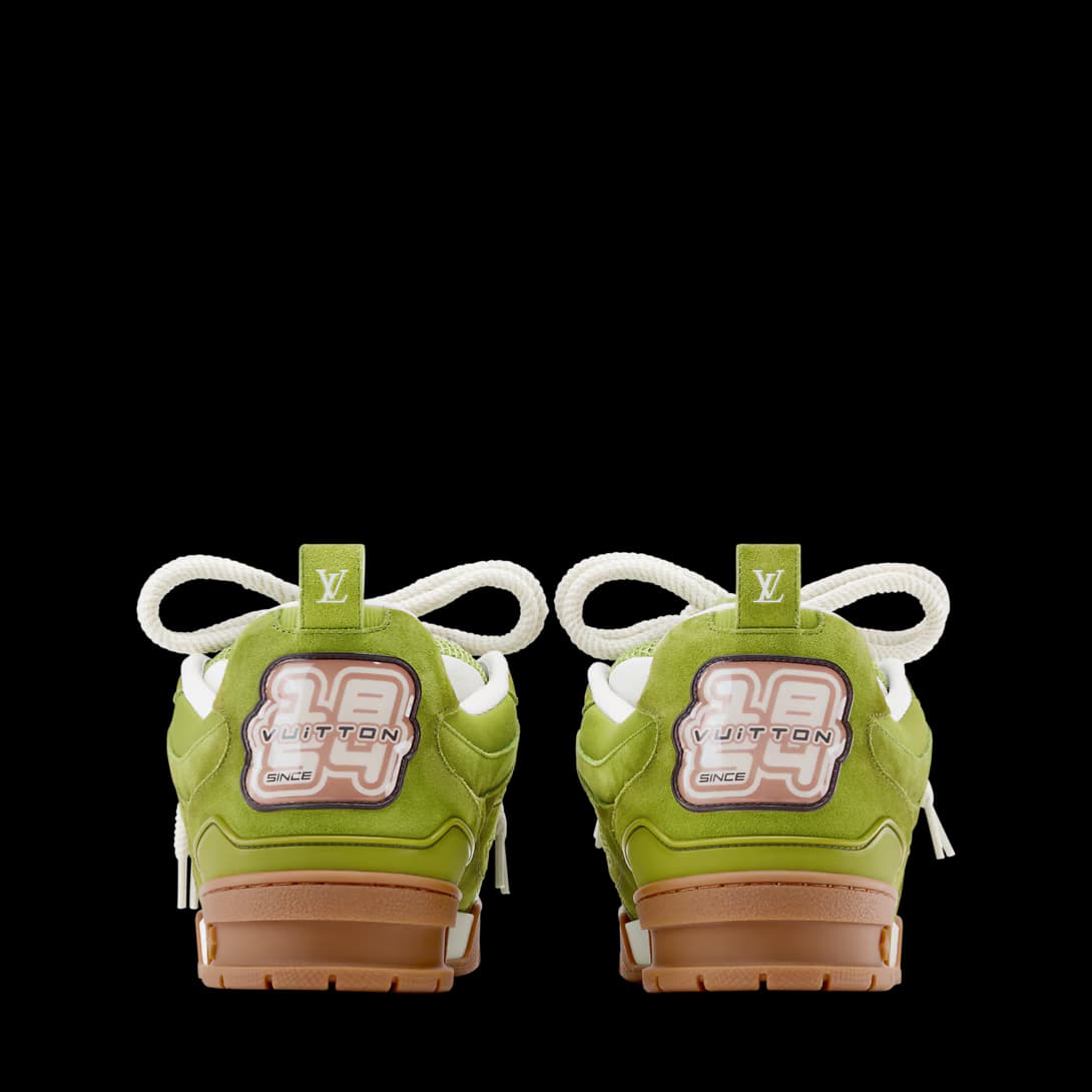 Louis Vuitton Skate Light Green White - View 2
