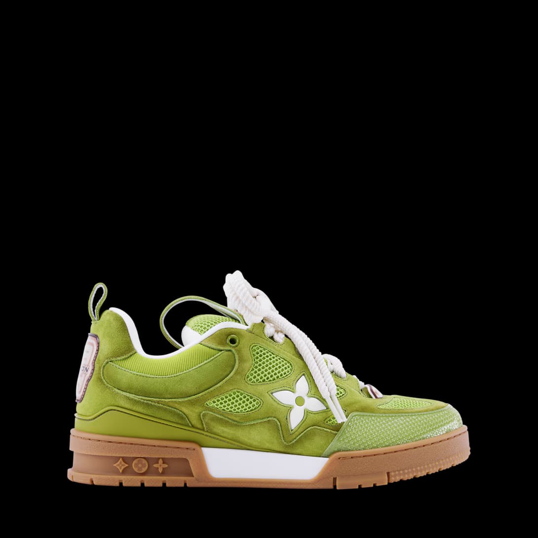 Louis Vuitton Skate Light Green White - View 3
