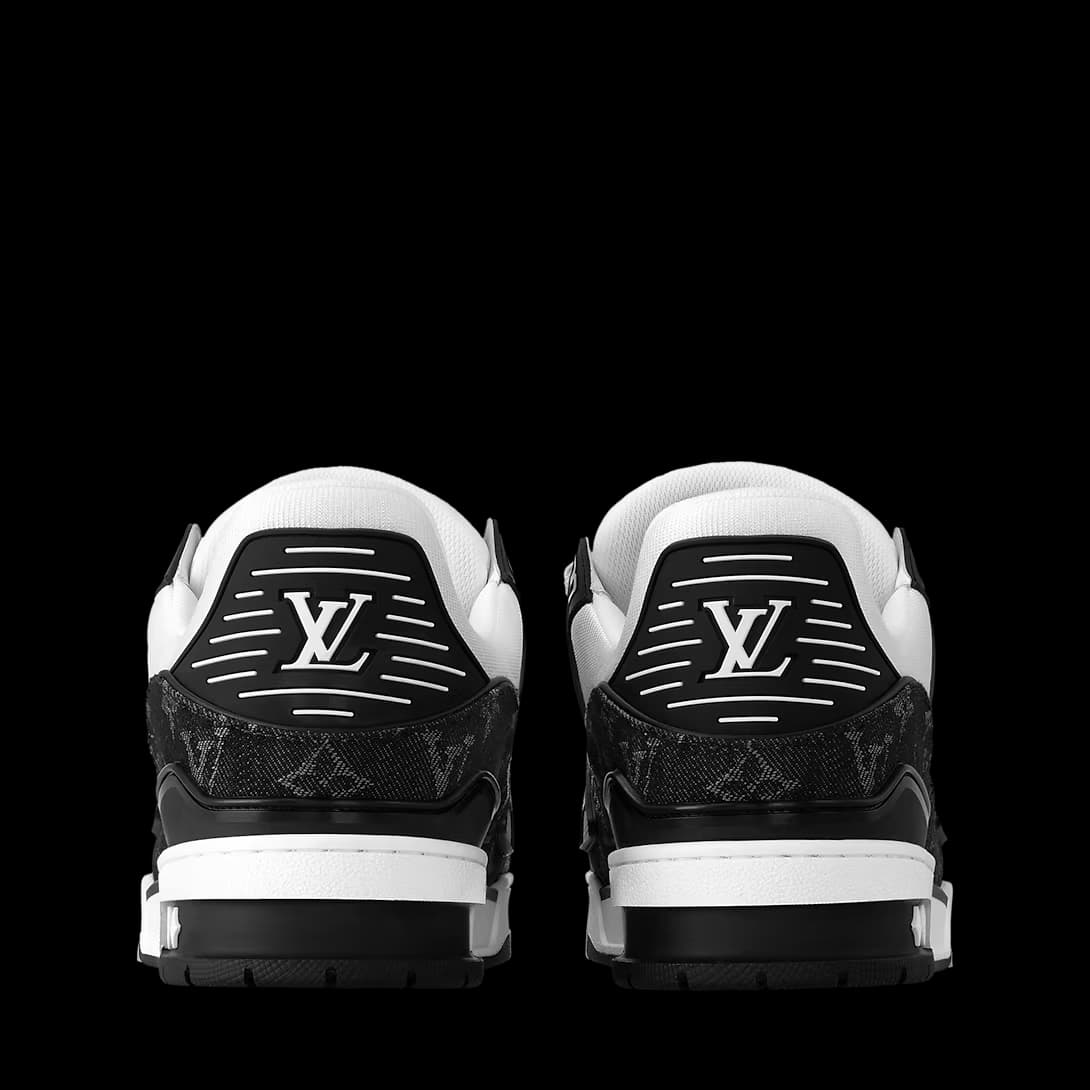 Louis Vuitton Trainer Black White - View 2