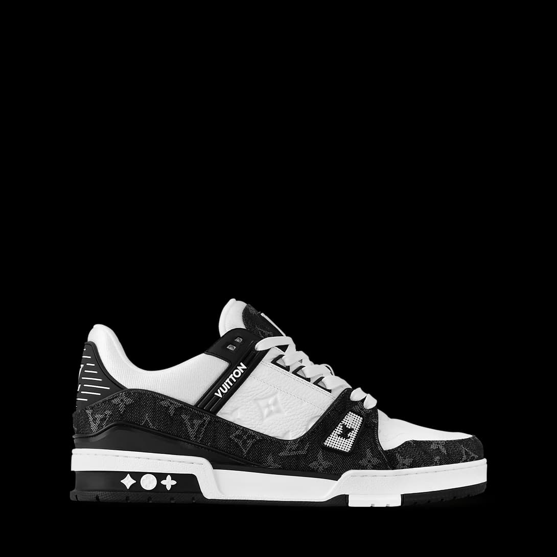 Louis Vuitton Trainer Black White - View 3